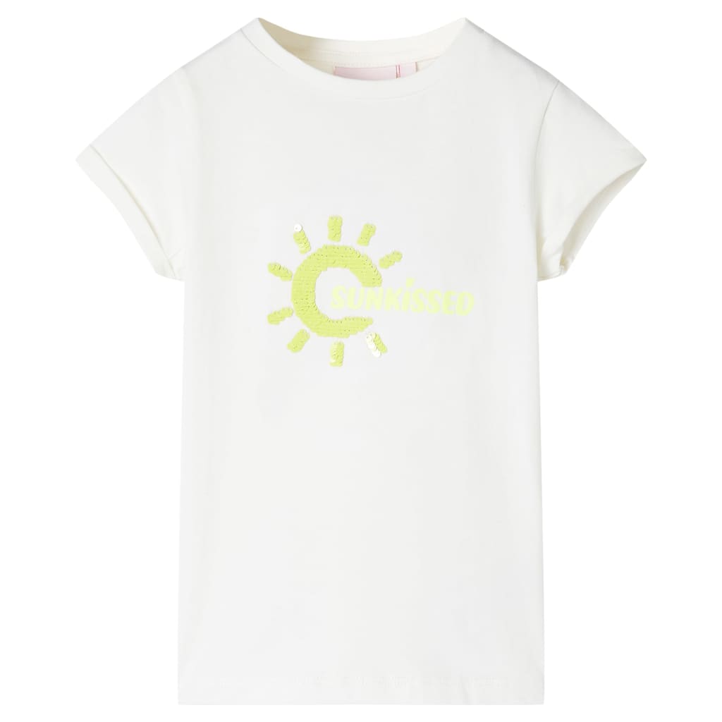 Kinder-T-Shirt Neongelb 92