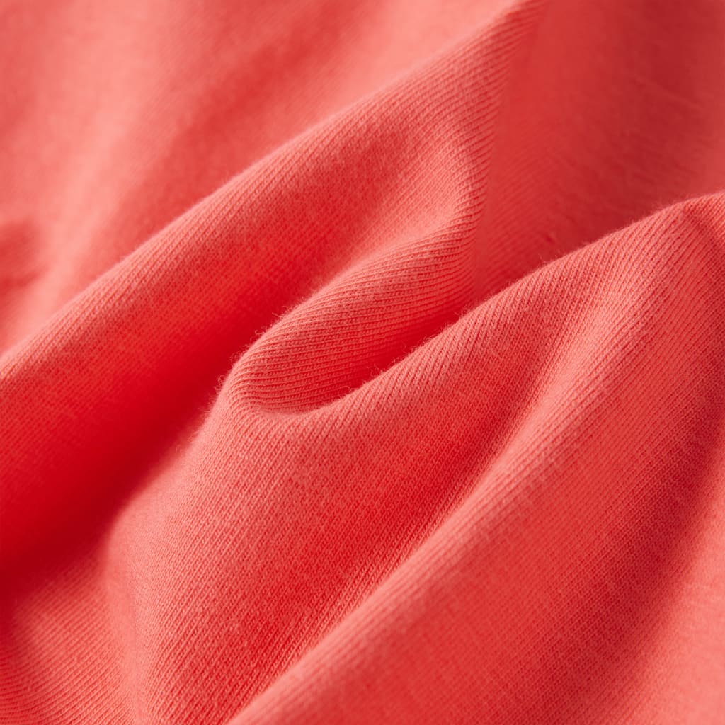 Kinder-T-Shirt Korallenrosa 92