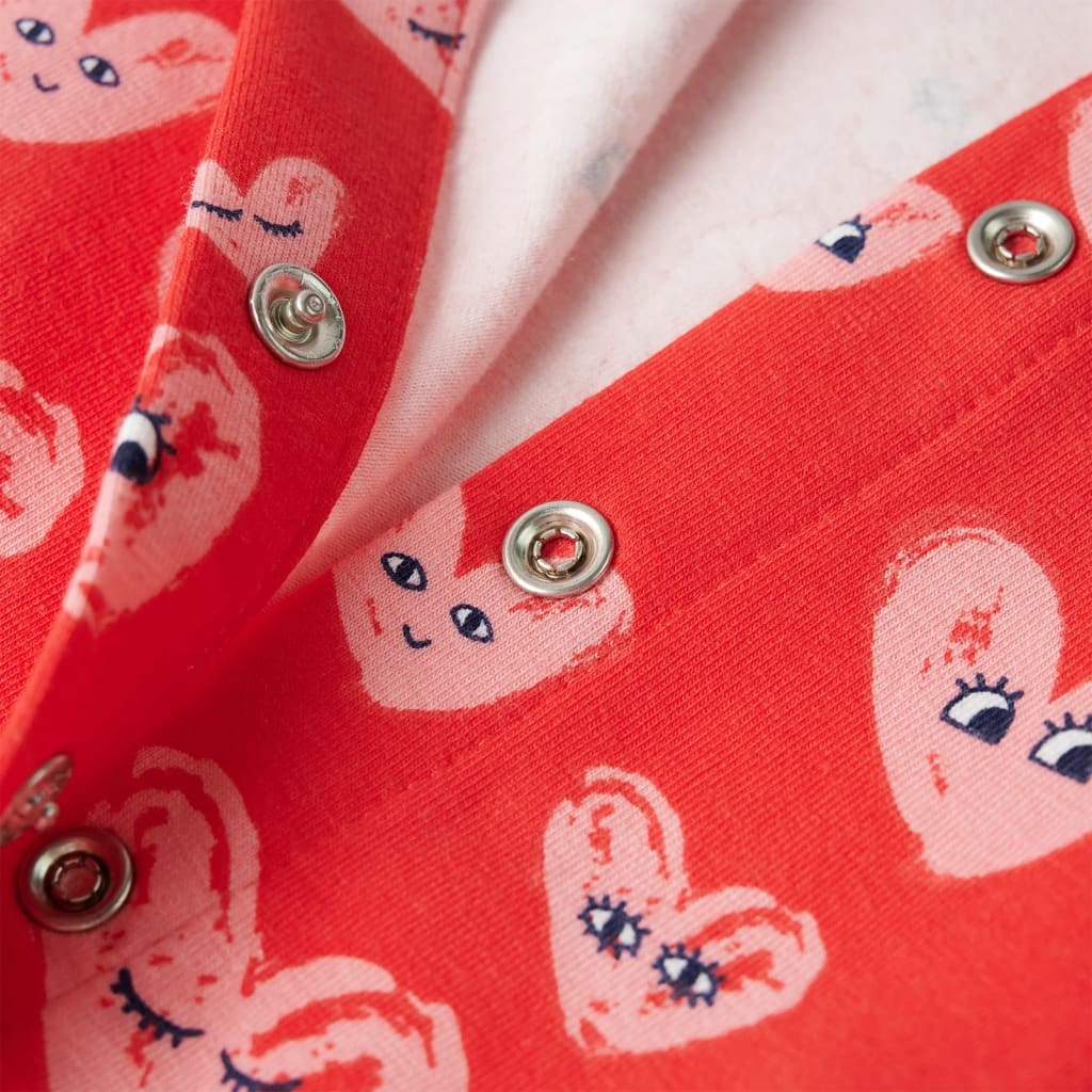 Kinder-Spielanzug Rot 92