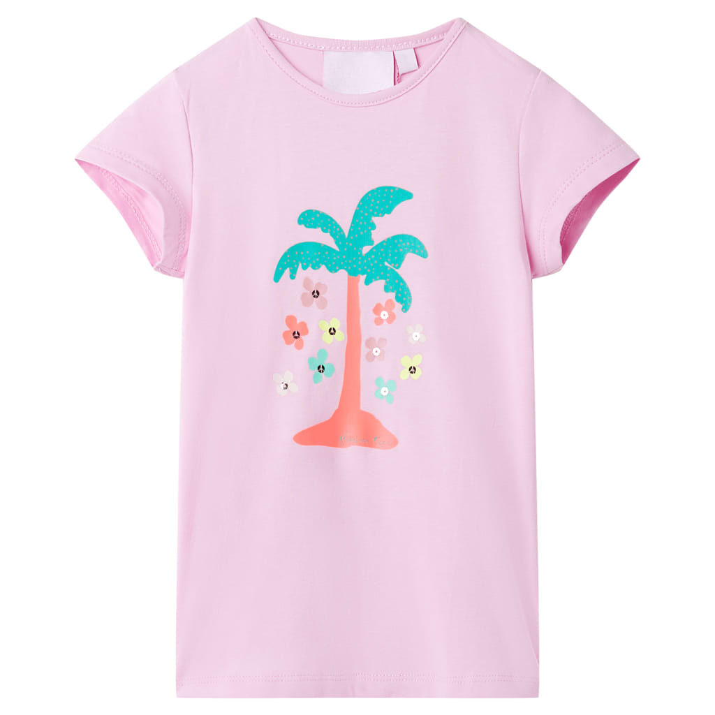 Kinder-T-Shirt Neongelb 92