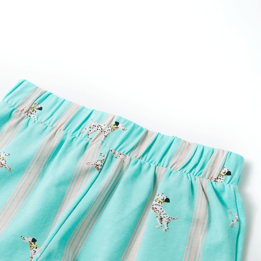 Kinderpyjama mit Kurzen Ärmeln Ecru 92