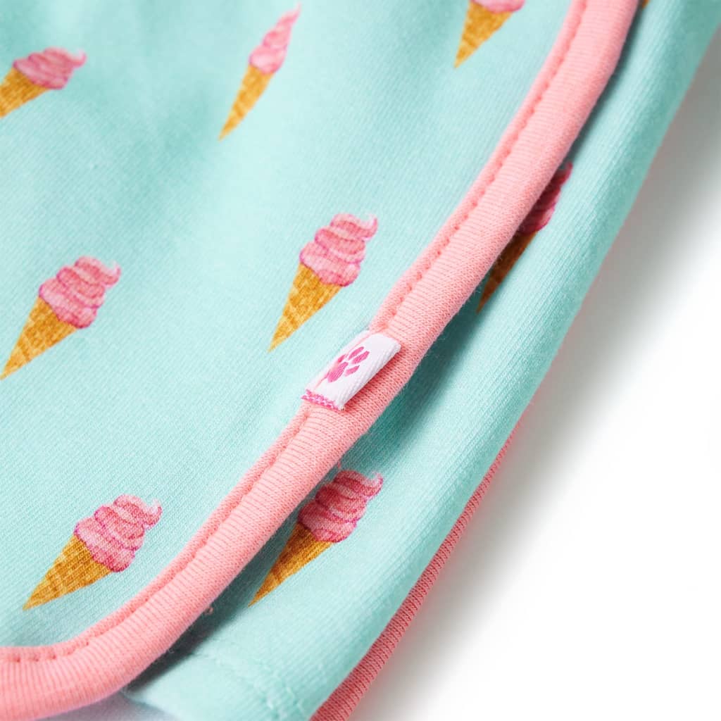 Kindershorts mit Kordelzug Helles Minzgrün 92