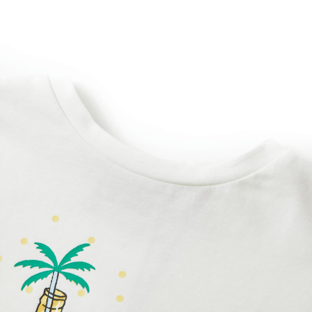 Kinder-T-Shirt Ecru 92