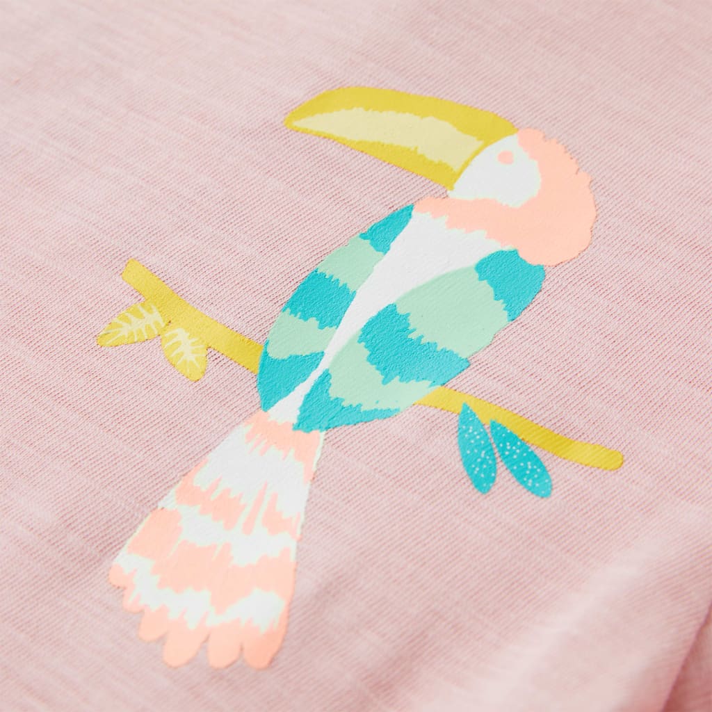 Kinder-T-Shirt Hellrosa 92