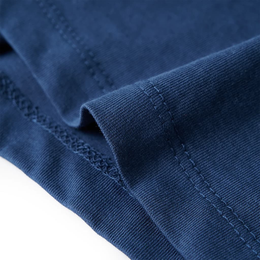 Kinder-T-Shirt Dunkelblau 92