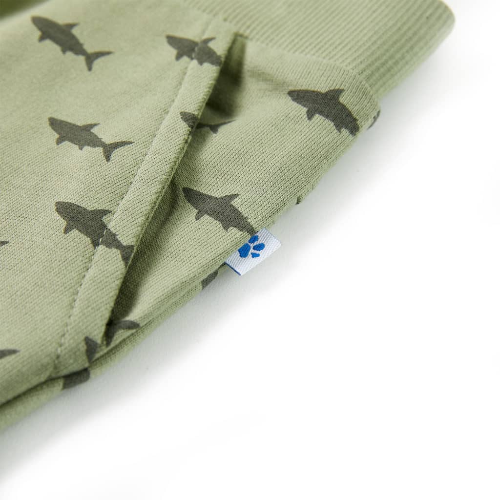 Kindershorts mit Kordelzug Helles Khaki 92