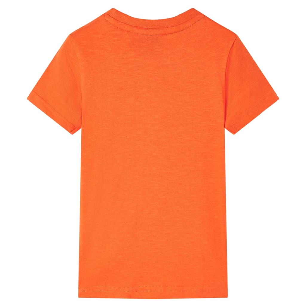 Kinder-T-Shirt Dunkelorange 92