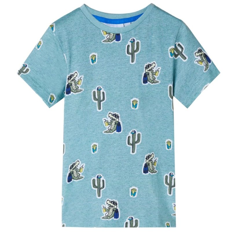 Kinder-T-Shirt Blaumischung 92