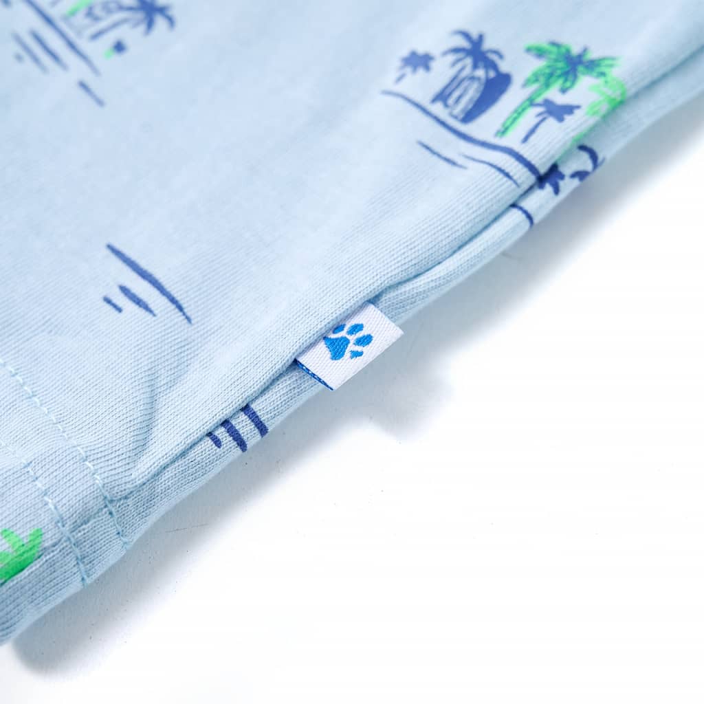 Kinder-T-Shirt Hellblau 92