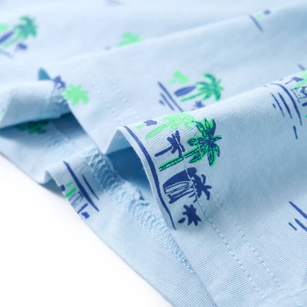 Kinder-T-Shirt Hellblau 92