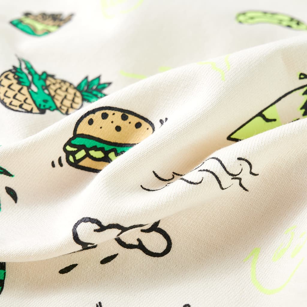 Kinder-Sweatshirt Helles Ecru 92