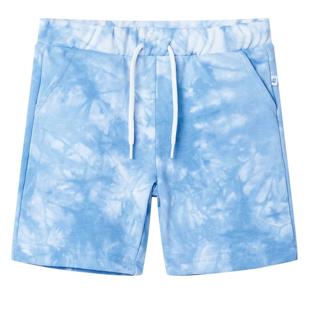 Kindershorts mit Kordelzug Hellblau 92