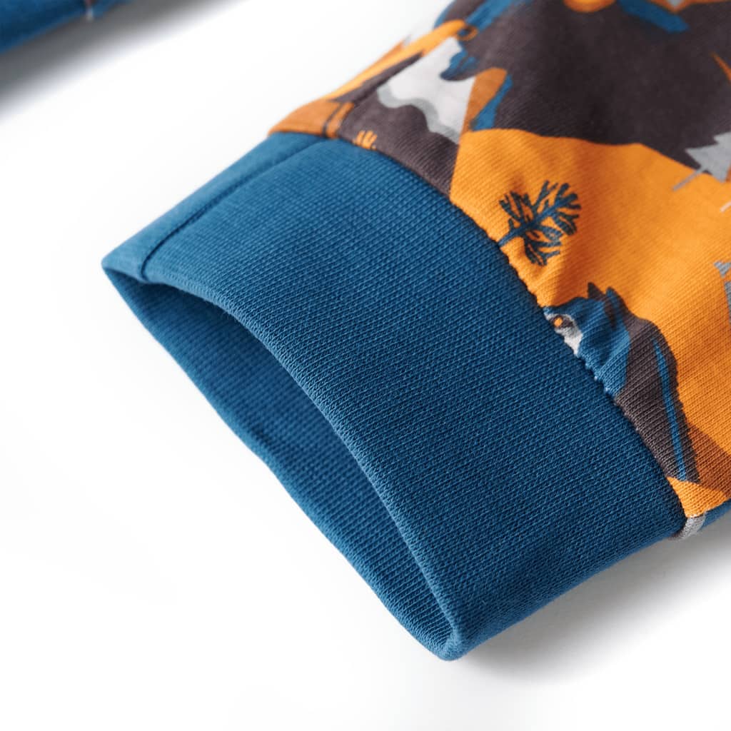 Kinderpyjama mit Langen Ärmeln Cognac 92