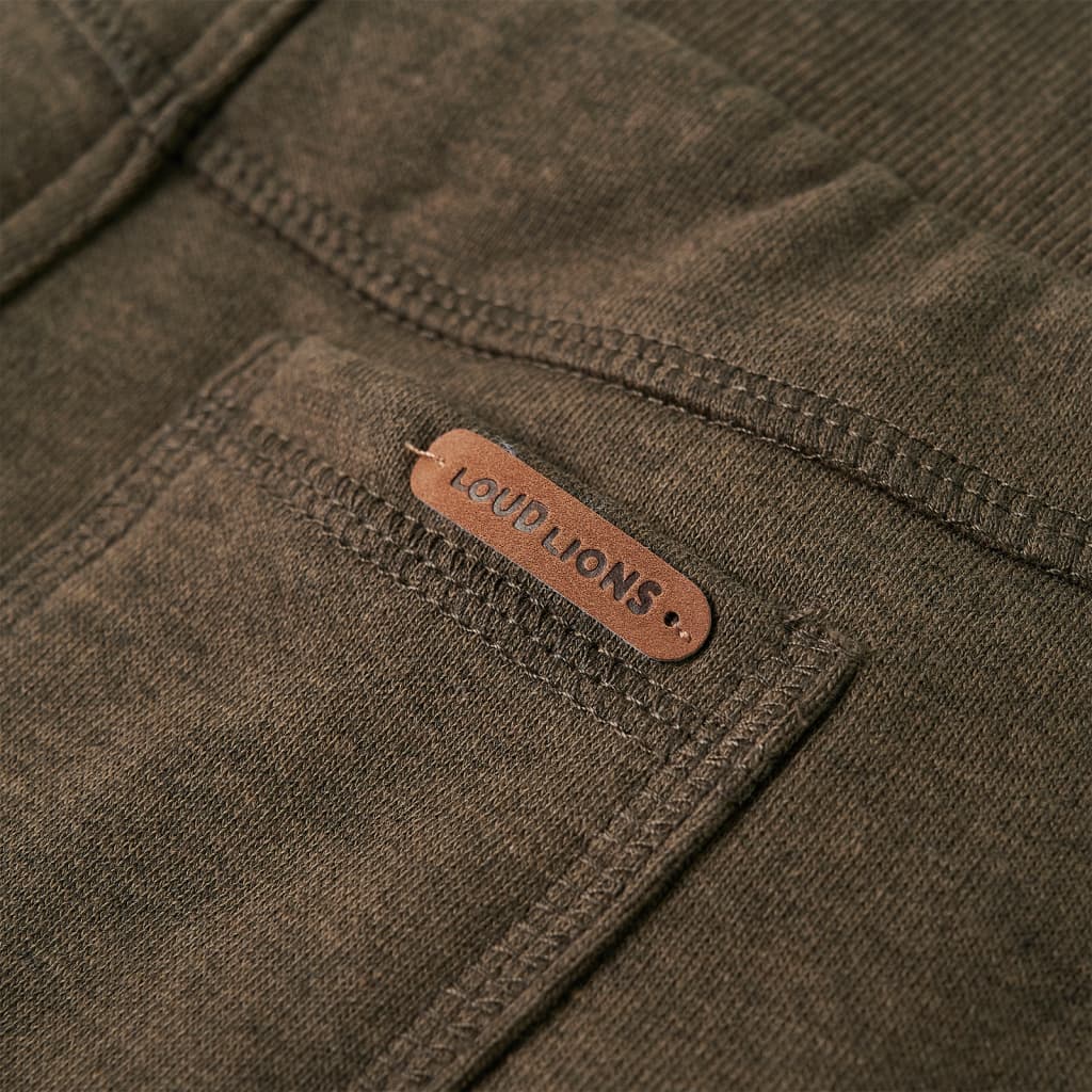 Kinder-Trainingshose Khaki Melange 92