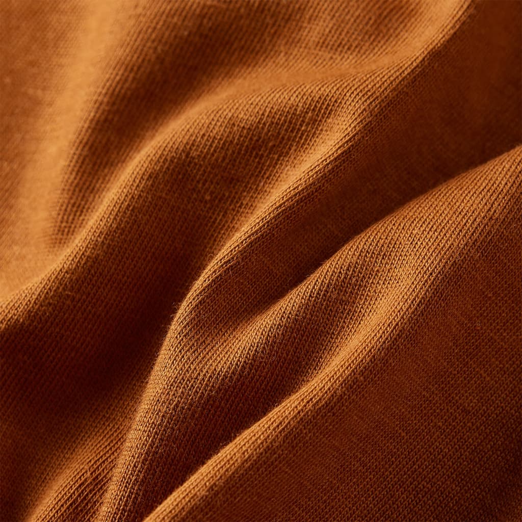 Kinder-Langarmshirt Cognac 92