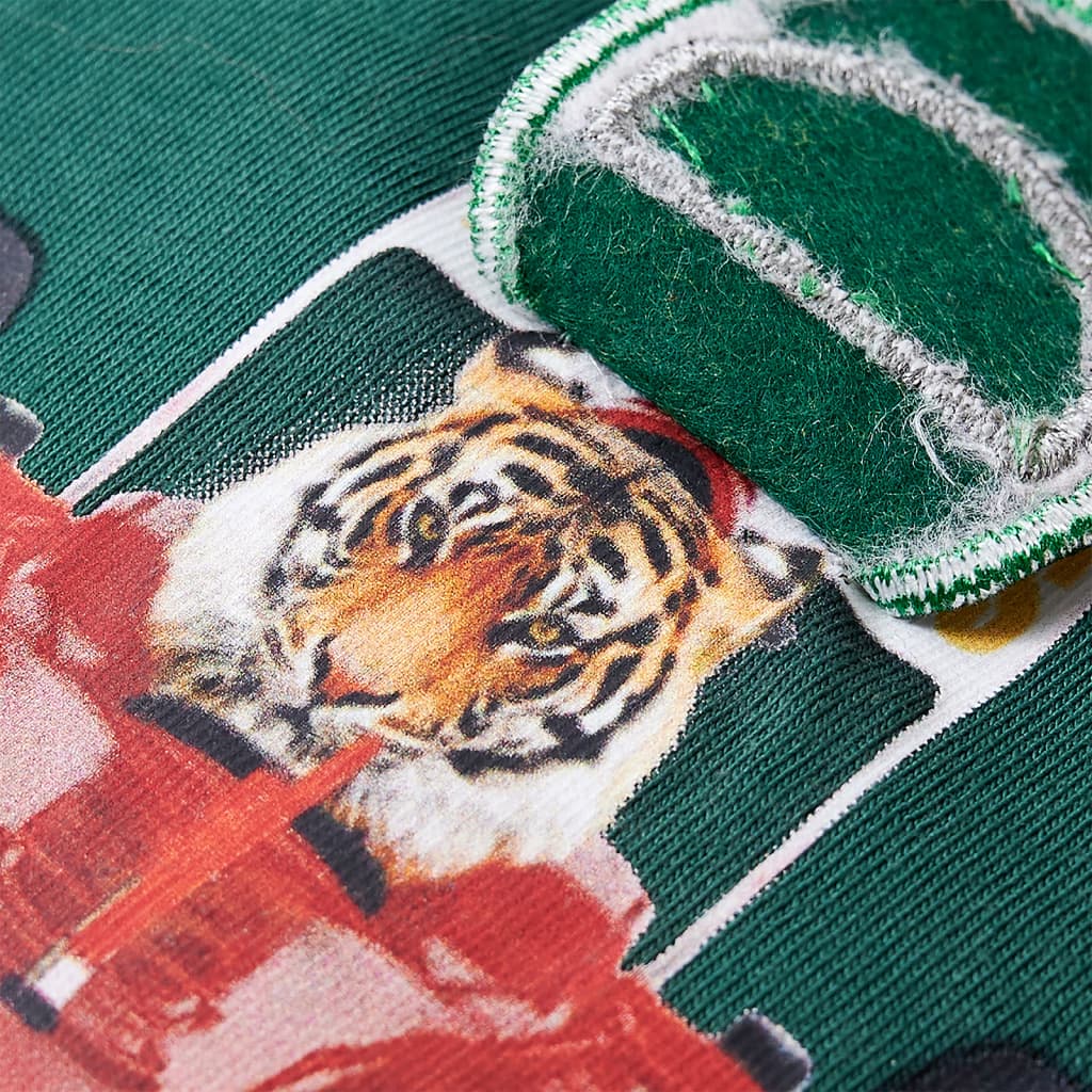 Kinder-Langarmshirt Grün 92