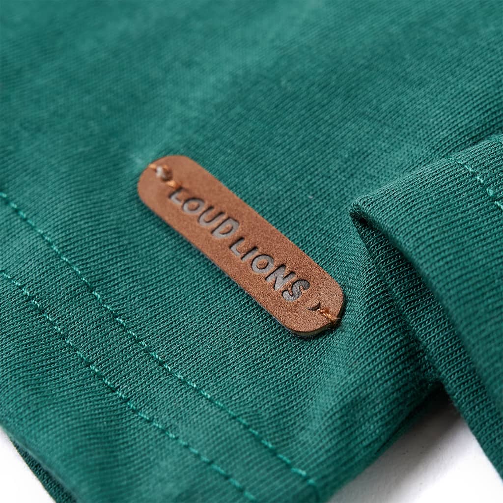 Kinder-Langarmshirt Grün 92