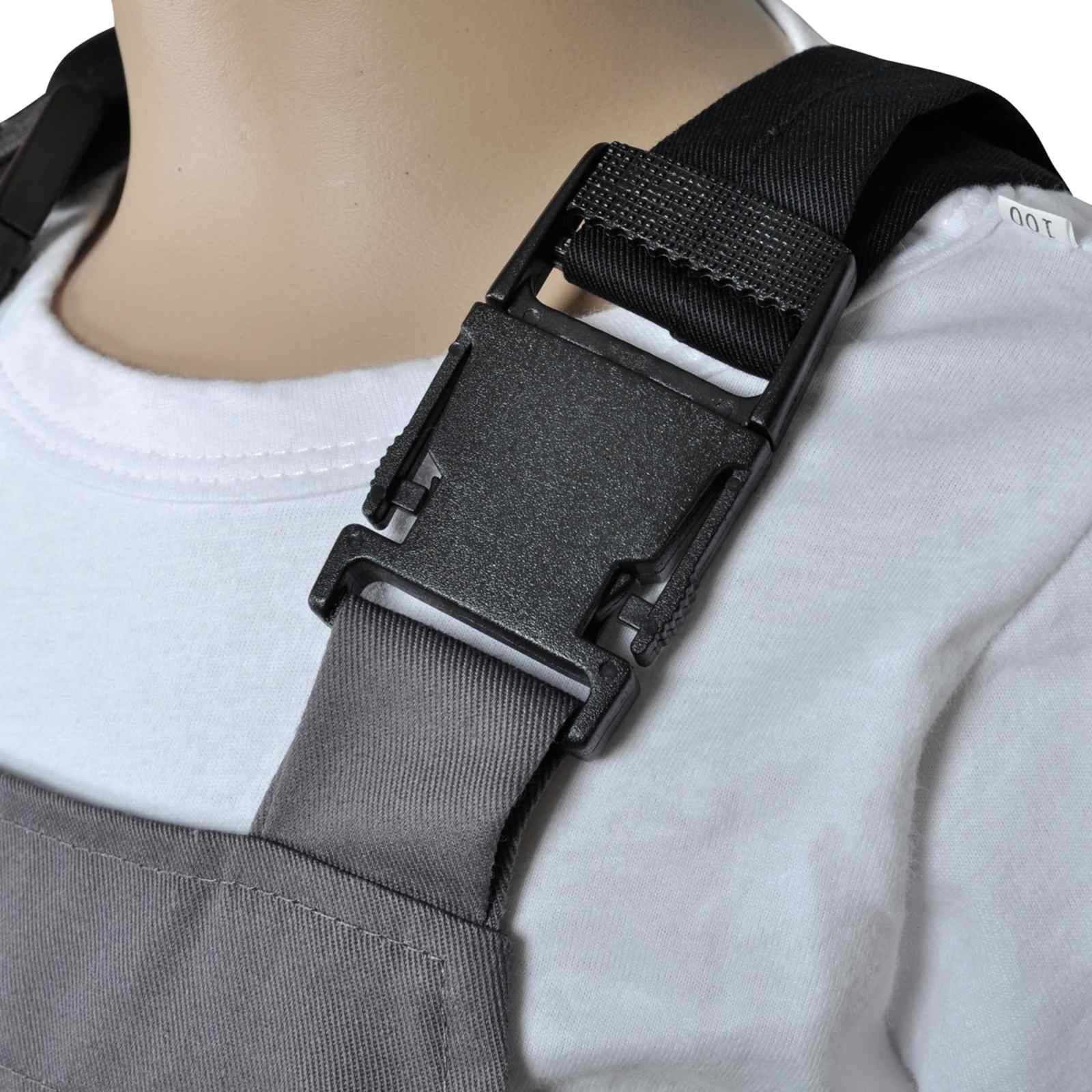 vidaXL Latzhose Grau 98 / 104