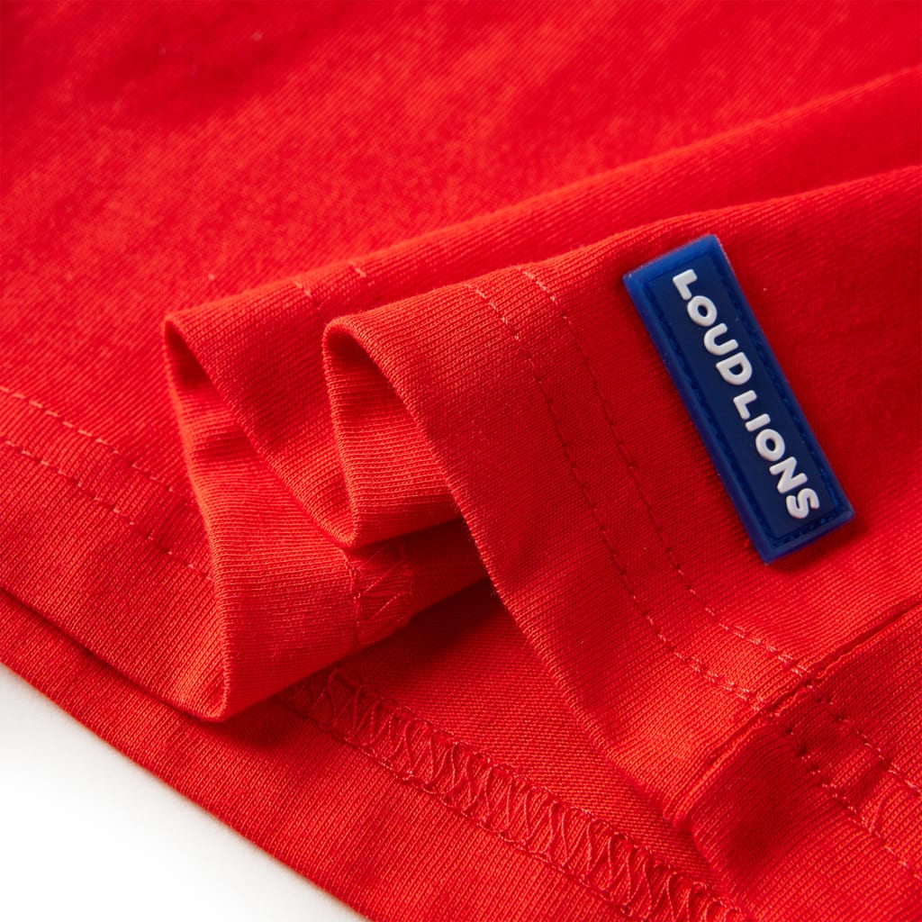 Kinder-Langarmshirt Rot 92