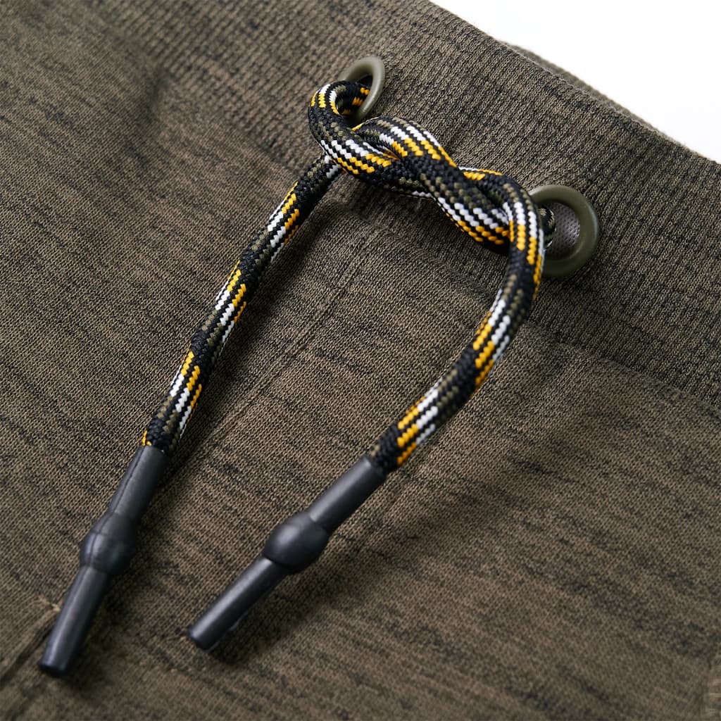 Kinder-Trainingshose Dunkles Khaki Melange 92