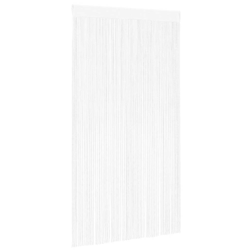 vidaXL Fadenvorhang 2 Stk.100 x 250 cm Weiß