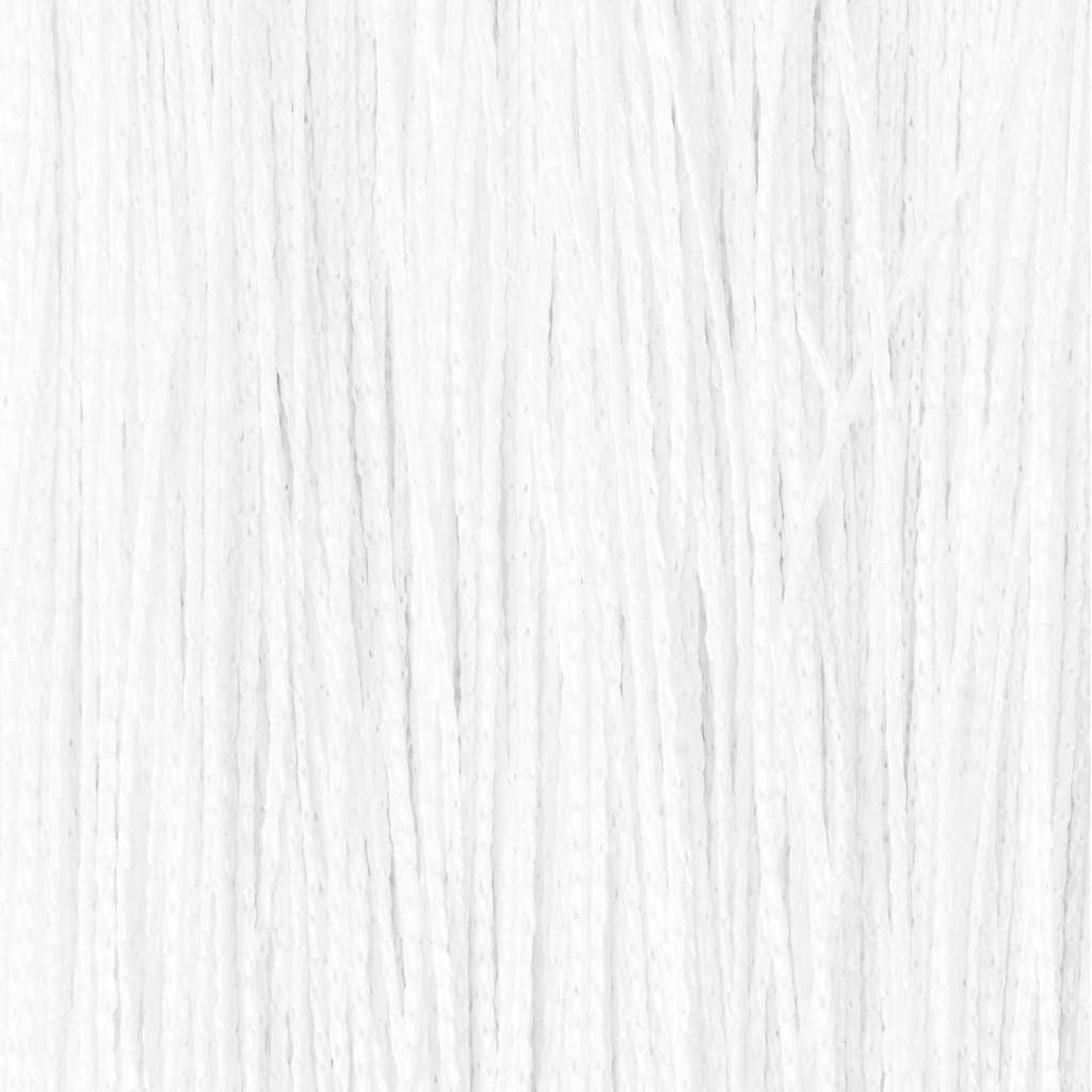 vidaXL Fadenvorhang 2 Stk.100 x 250 cm Weiß