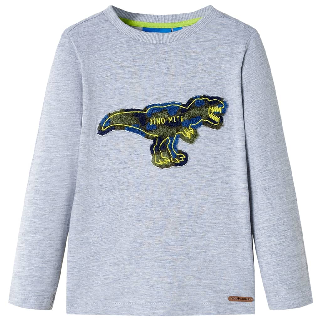 Kinder-Langarmshirt Marineblau 92