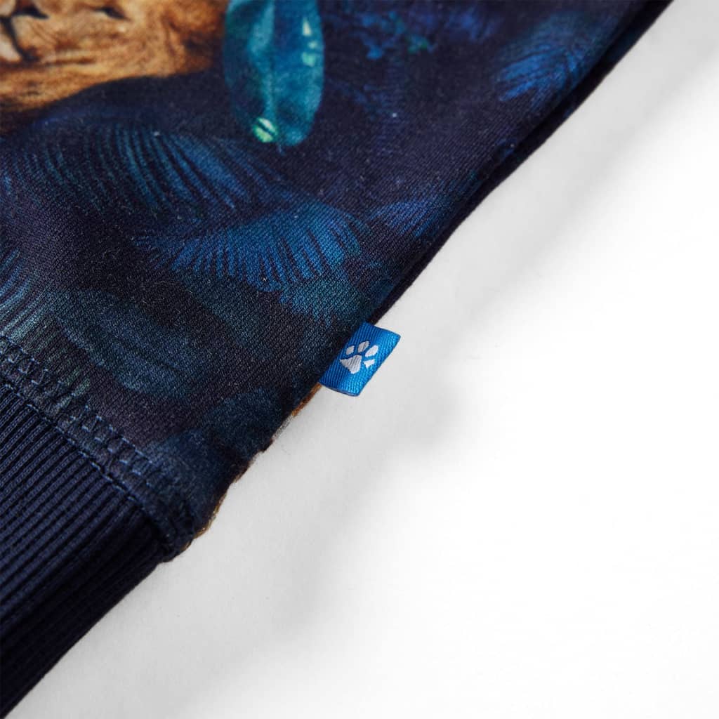 Kinder-Sweatshirt Marineblau 92