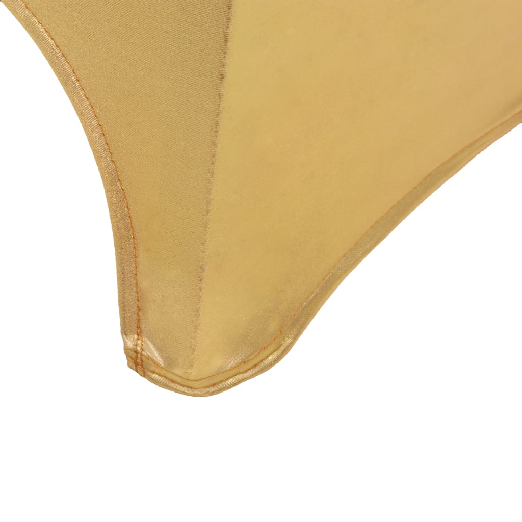 vidaXL 6 Stk. Stretch-Stuhlhussen Golden