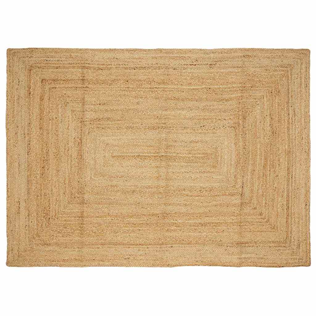 vidaXL Teppich Handgefertigt Jute Natur 80x160 cm