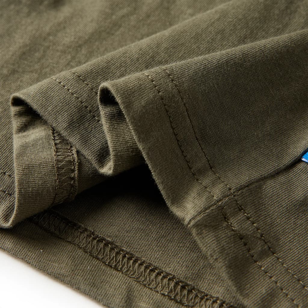 Kinder-Langarmshirt Khaki 92