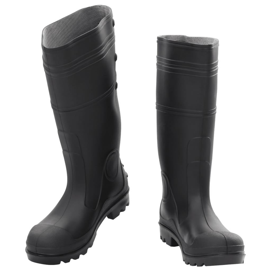 vidaXL Gummistiefel Schwarz Größe 38 PVC