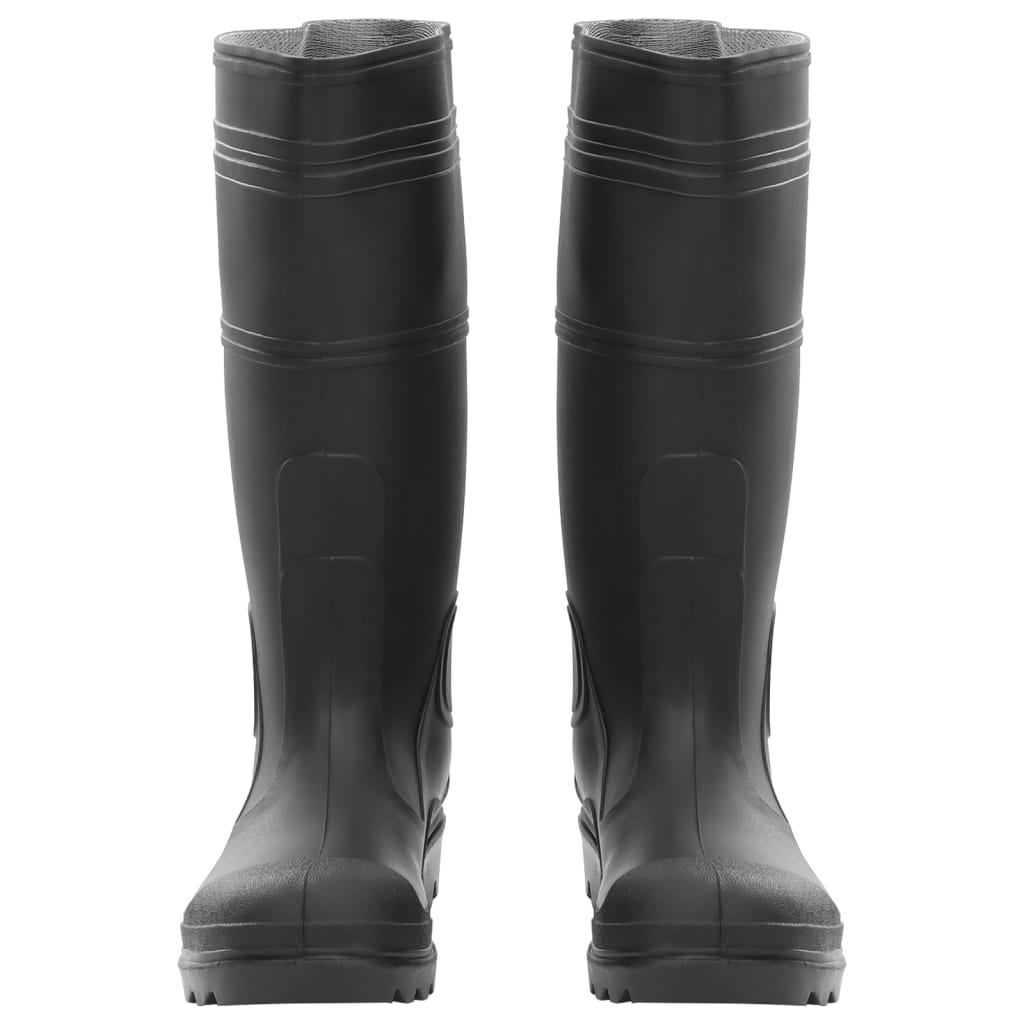 vidaXL Gummistiefel Schwarz Größe 38 PVC