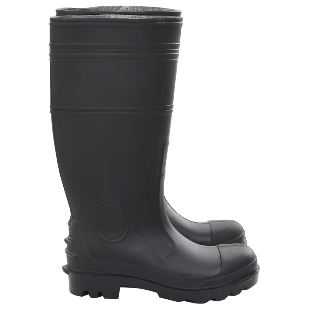 vidaXL Gummistiefel Schwarz Größe 38 PVC