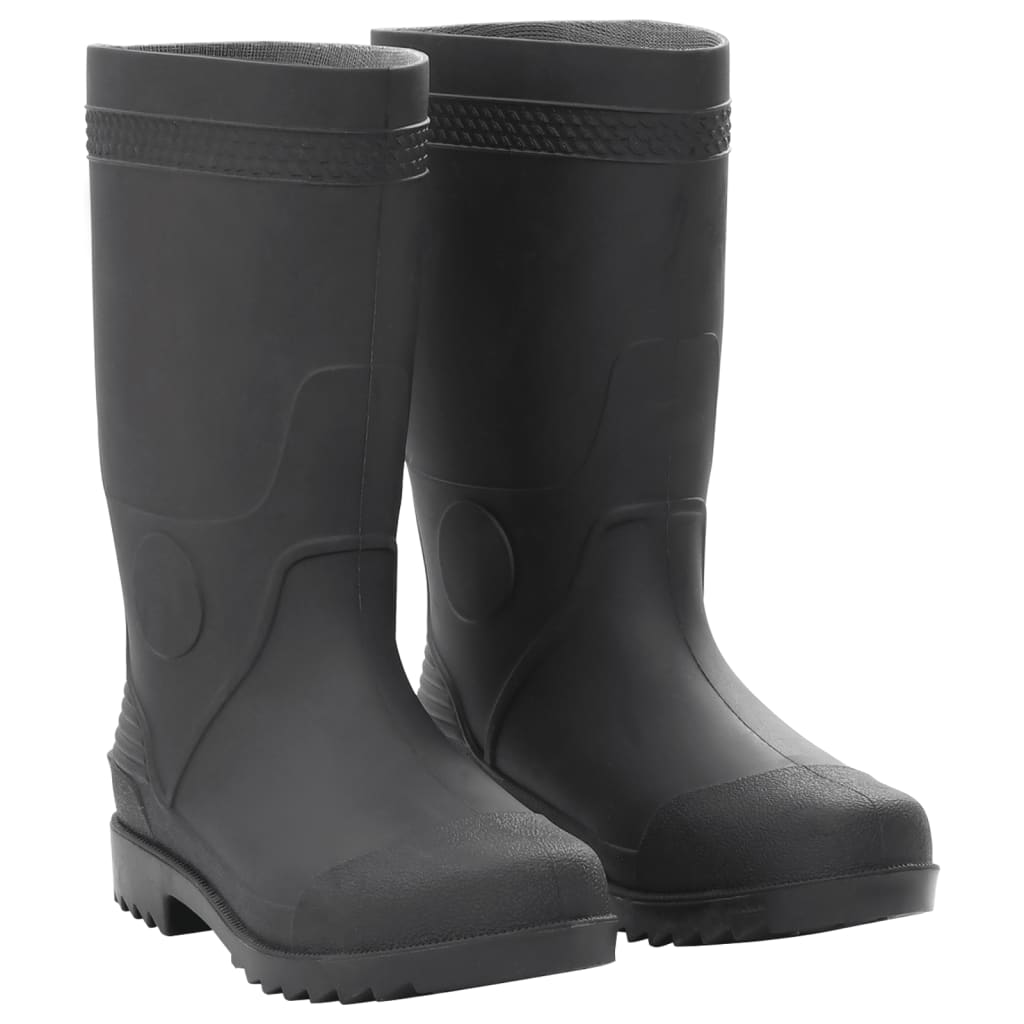 vidaXL Gummistiefel Schwarz Größe 38 PVC