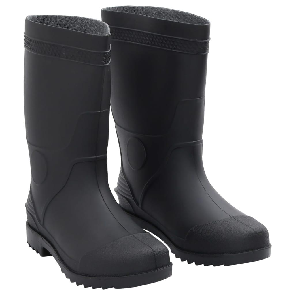 vidaXL Gummistiefel Schwarz Größe 38 PVC