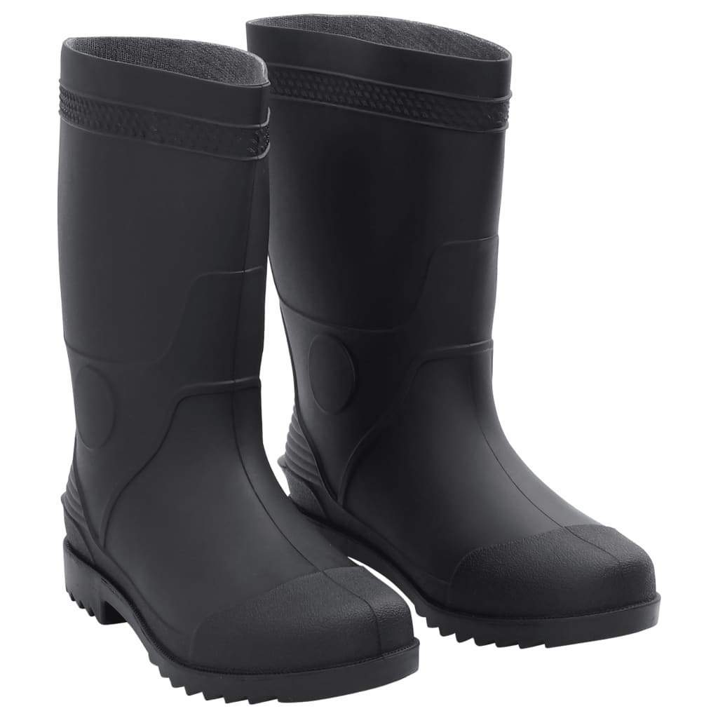 vidaXL Gummistiefel Schwarz Größe 38 PVC