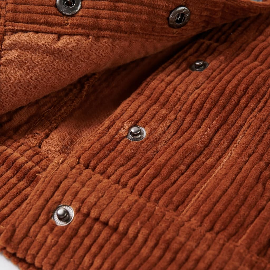 Kinderjacke Cord Cognac 92