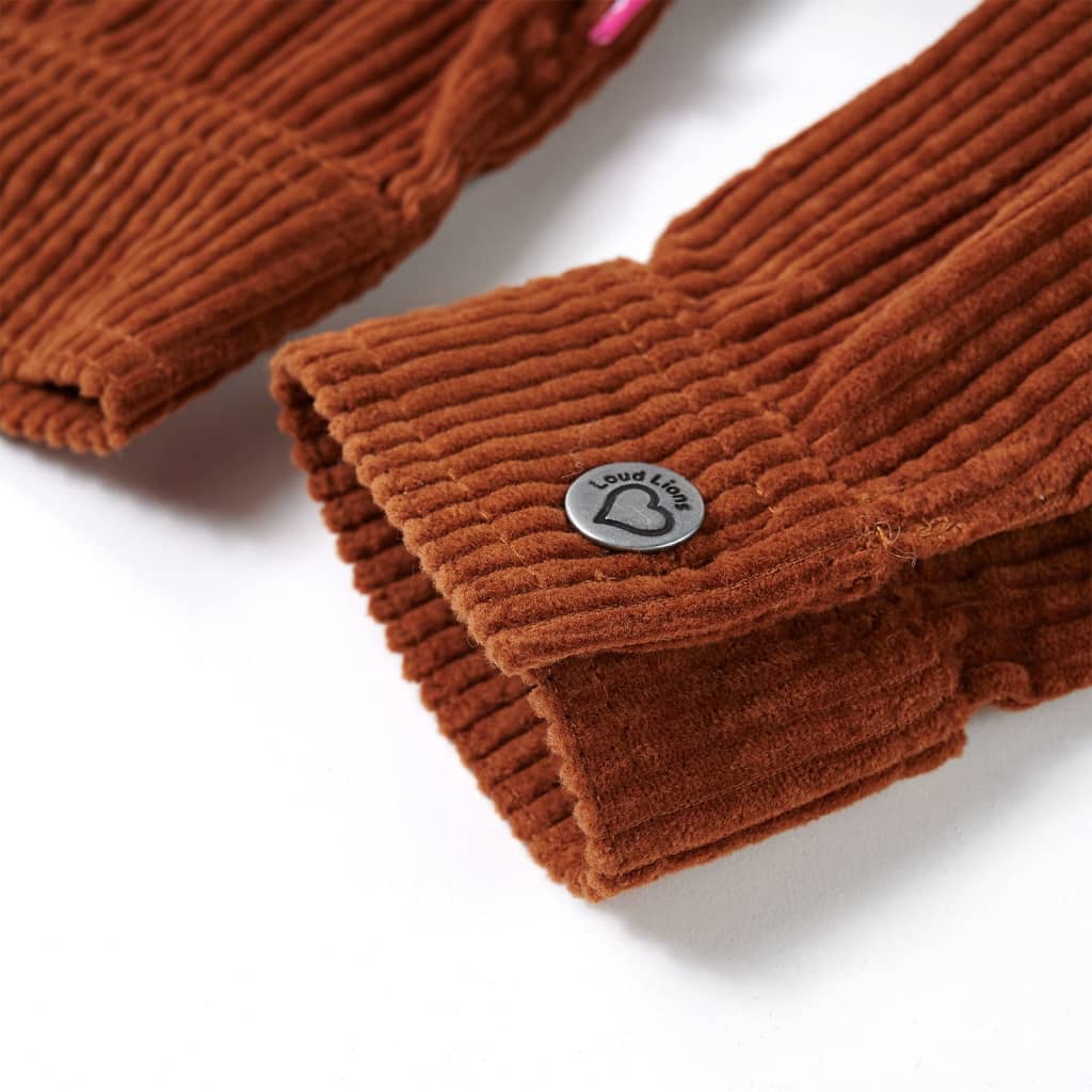 Kinderjacke Cord Cognac 92
