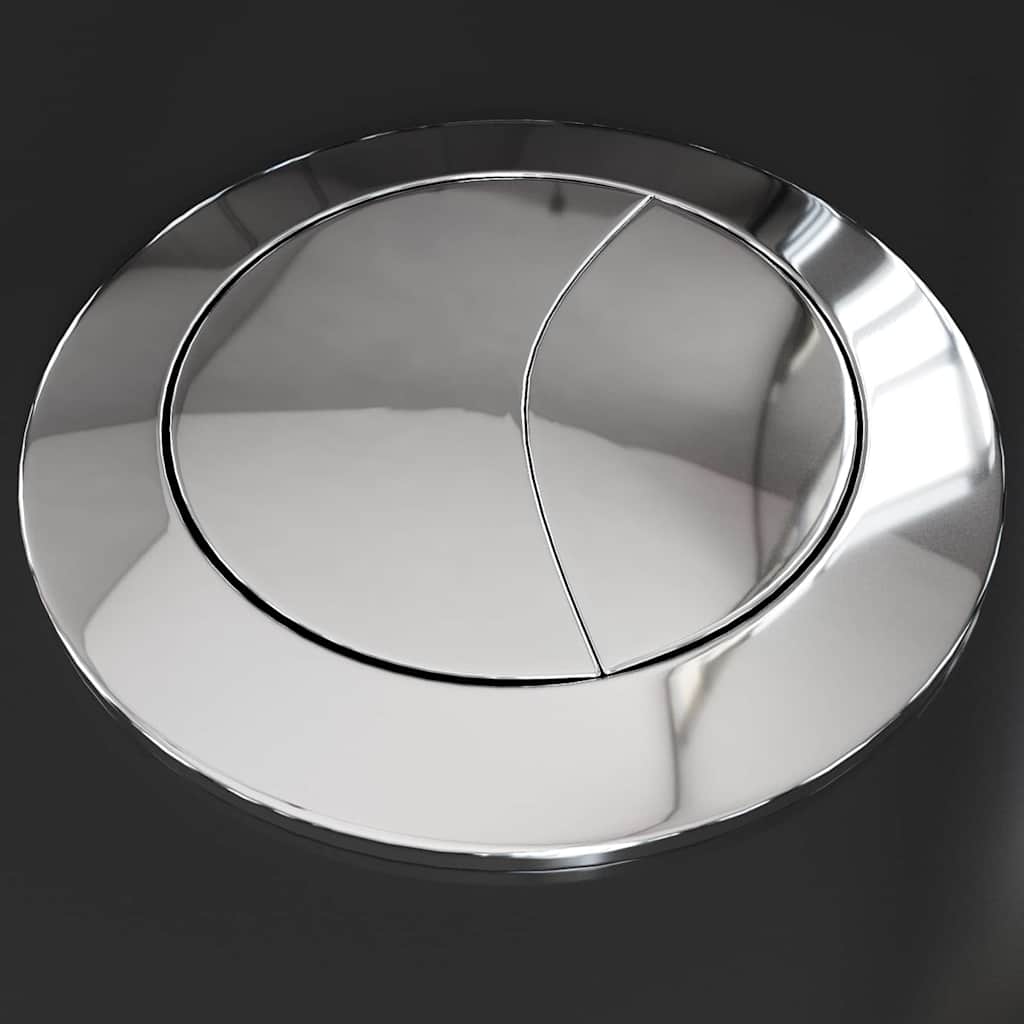 vidaXL Keramik-Toilette Abgang Horizontal Schwarz