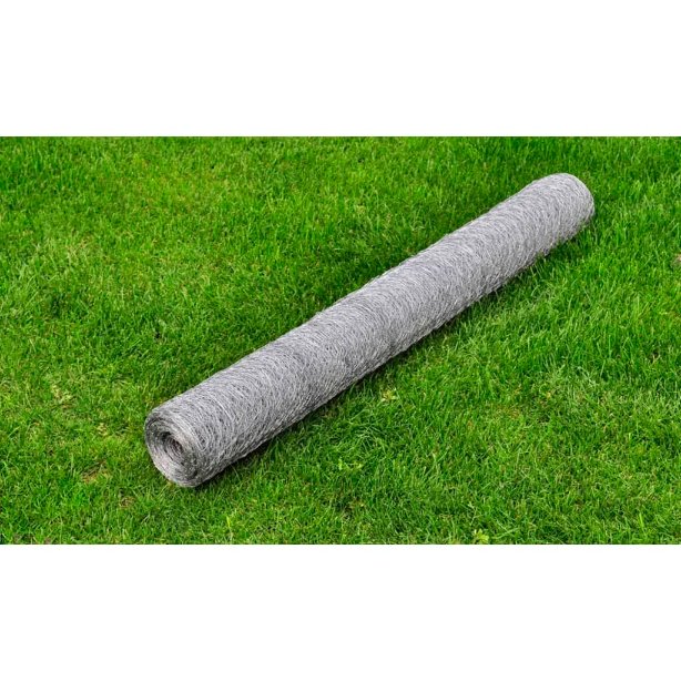 vidaXL Drahtzaun mit PVC-Beschichtung 25x0,5 m Grün