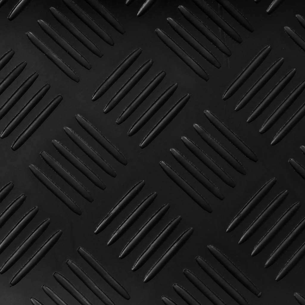 vidaXL Gummimatte Anti-Rutsch 2 x 1 m Riffelblech-Design