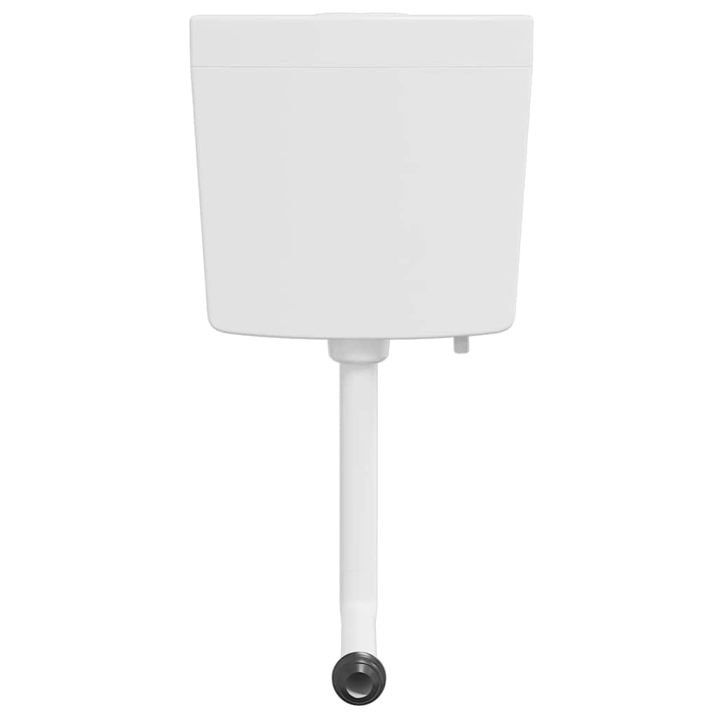 vidaXL Spülkasten Wasserzulauf Unten 3/6 L Weiß