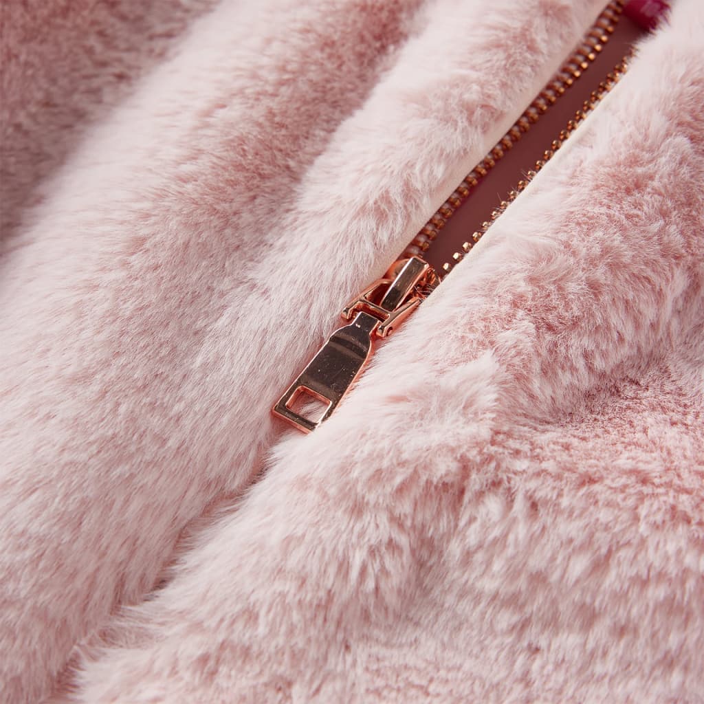 Kinderjacke Kunstpelz Zartrosa 92