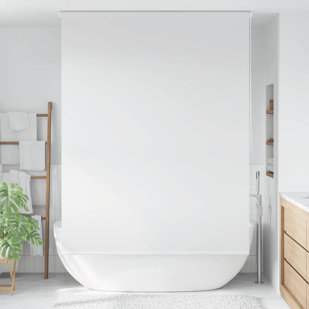 vidaXL Duschrollo 80x240 cm Weiß