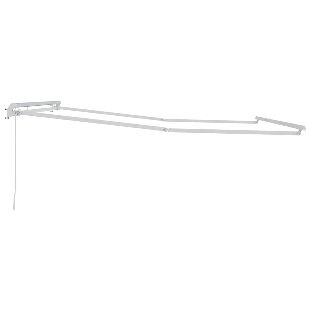 vidaXL Markisenrahmen Weiß 400 x 300 cm Aluminium