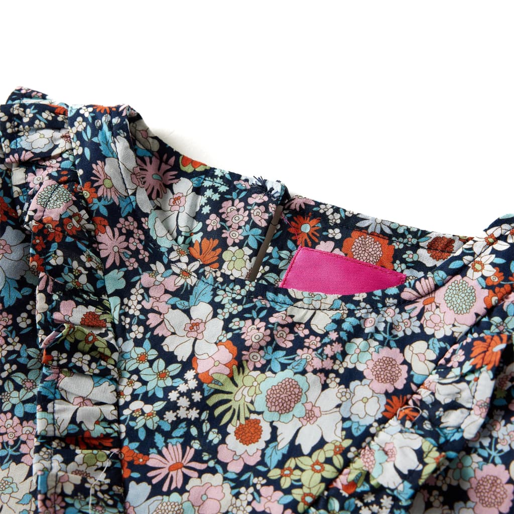 Kinder-Langarmbluse Dunkelblau 92