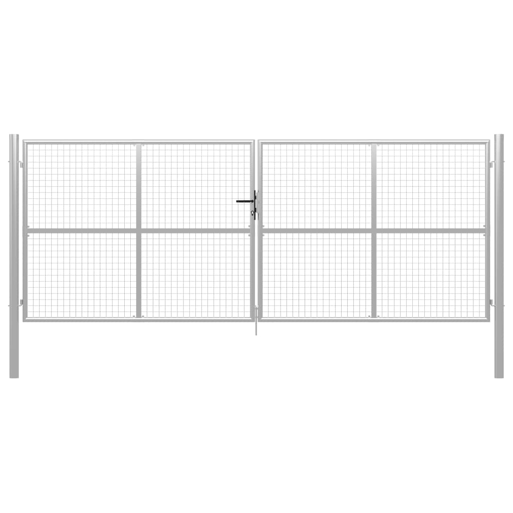 vidaXL Gartentor aus Maschengewebe 400x150 cm