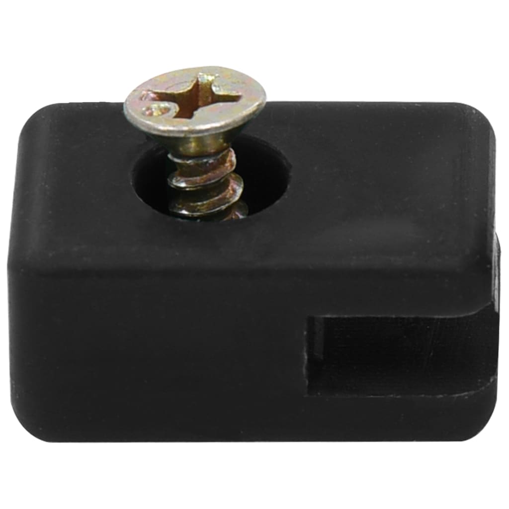 vidaXL Spanndrahthalter mit Schraube 100 Sets Anthrazit