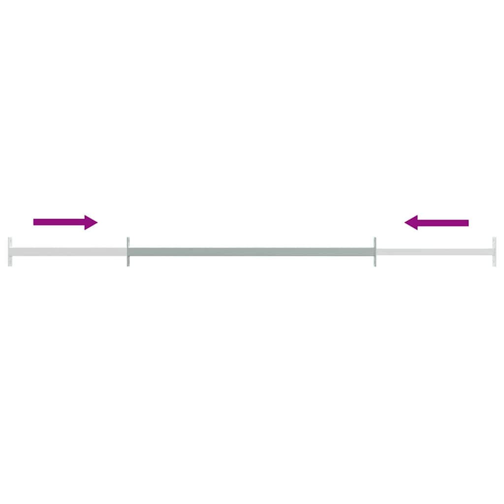 vidaXL Einstellbare Fenster-Sicherheitsstange 710-1200 mm